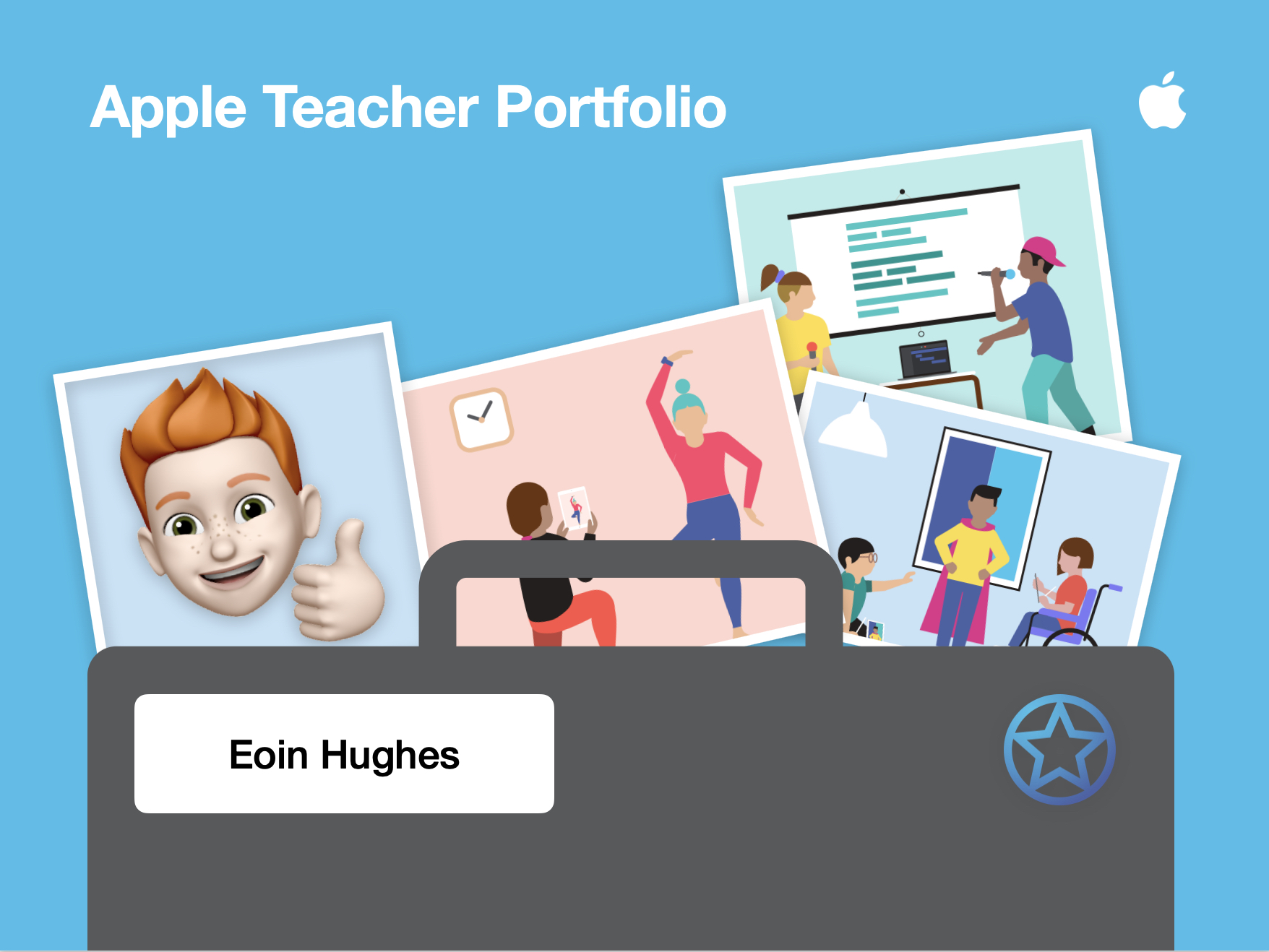 Apple Teacher Portfolio Cover 