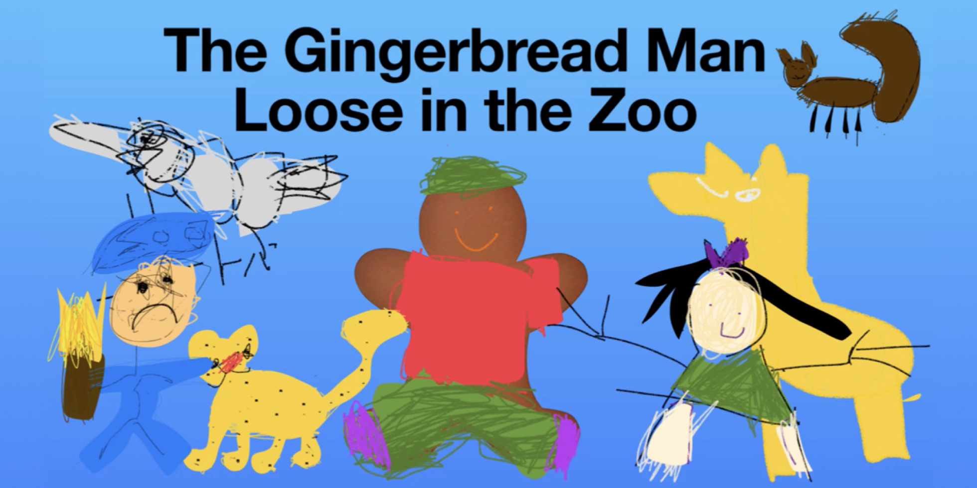 The Gingerbread Man Loose in the Zoo Featured Image
