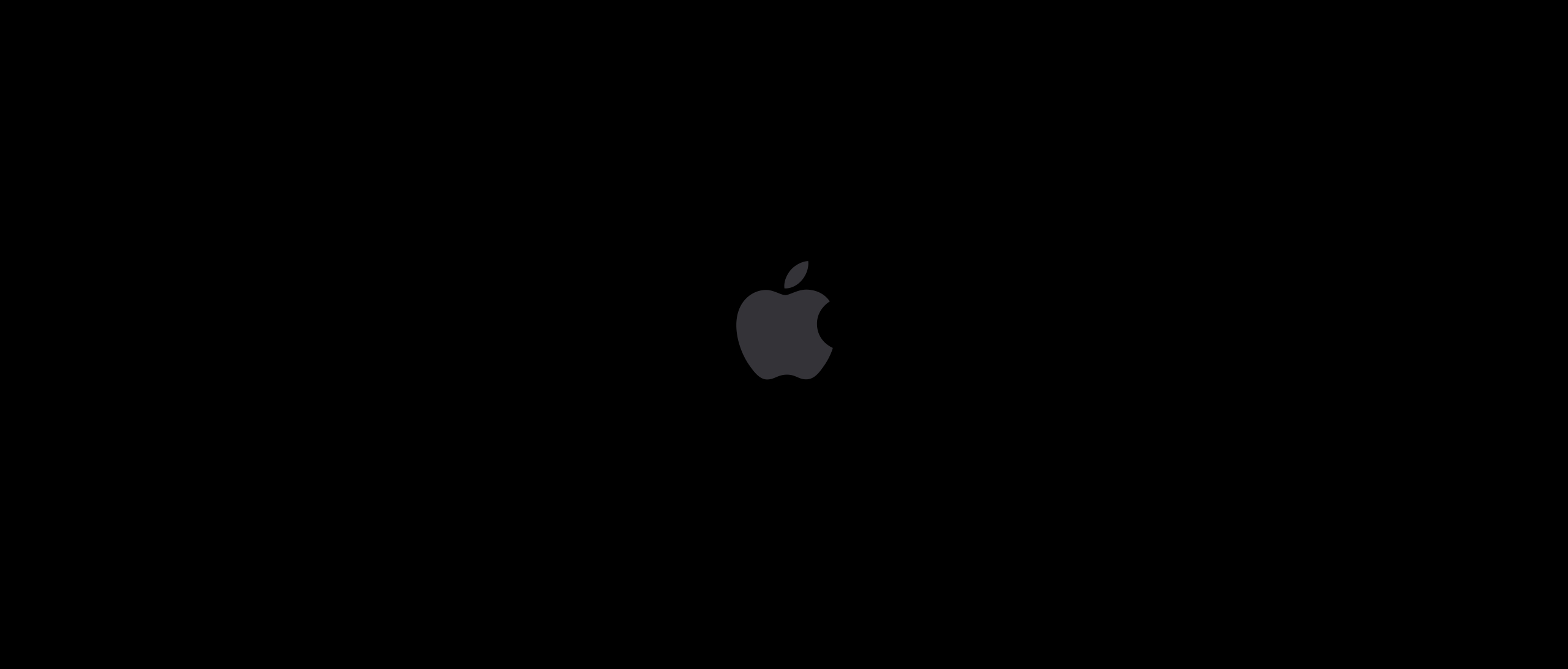 black apple logo wallpaper